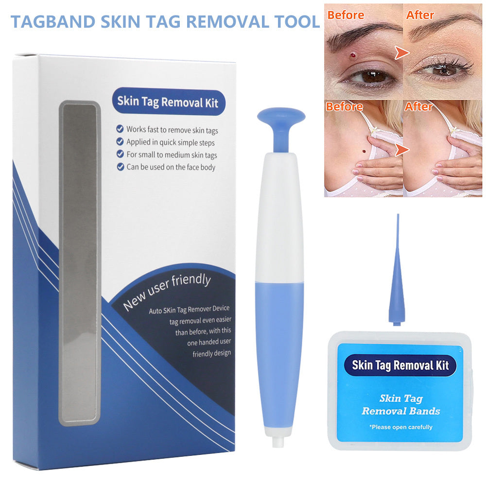 Skin Tag Removal Kit Home Use Mole Wart Remover Micro Band | Skin Tag Treatment Tool Easy To Clean Skin Care Tool