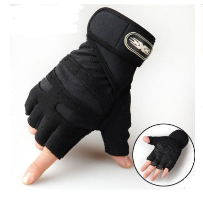 Half-Finger Breathable Cycling Gloves – Elastic Outdoor Riding Gear