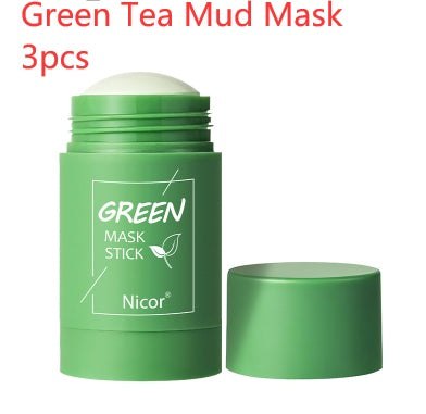 Green Tea Clay Stick Mask – Oil Control, Anti-Acne & Whitening