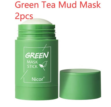 Green Tea Clay Stick Mask – Oil Control, Anti-Acne & Whitening