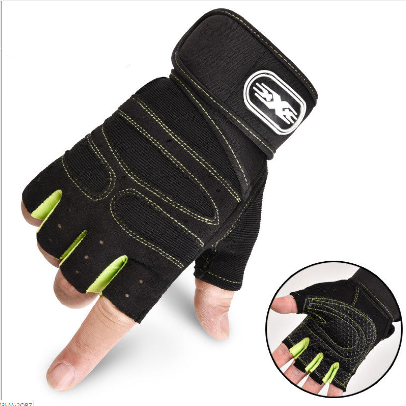 Half-Finger Breathable Cycling Gloves – Elastic Outdoor Riding Gear