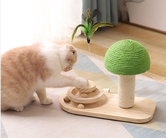 Cat Tree Scratching Post with Sisal Balls & Toys Pet Furniture & Accessories