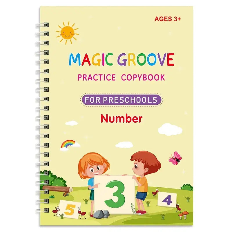 Groove Copybook Student Training Pen Control Magic Calligraphy Practice Board