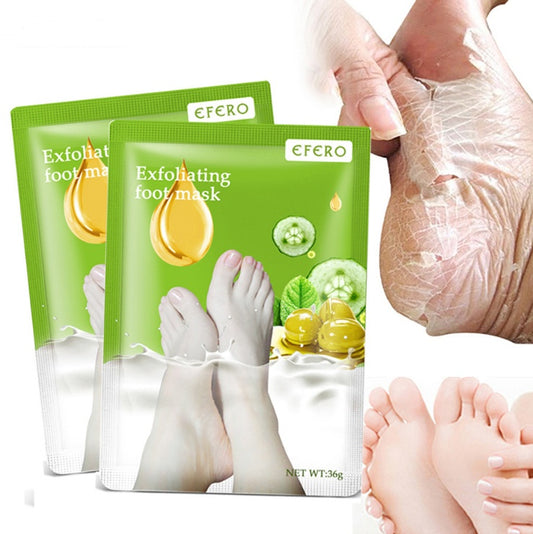 Exfoliating Foot Mask – Pedicure Socks for Dead Skin Removal & Heel Whitening