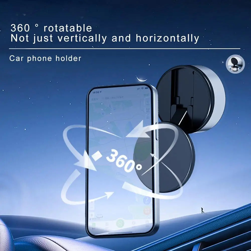 2024 New Magnetic Car Phone Holder – Suction Cup with 360° Rotation