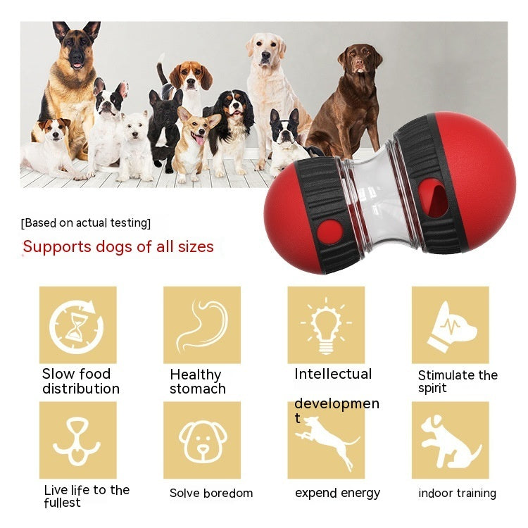 Interactive Food Dispensing Dog Toy – Tumbler Puzzle for Slow Feeding & Healthy Digestion