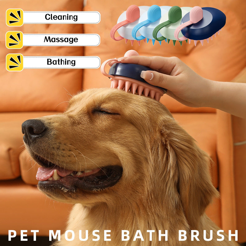 Soft Silicone Pets Hair Remover Comb Handheld Bath Shower  Hair Shampoo Massage Brush For Dogs Cats | Cleaning Tools Pet Products