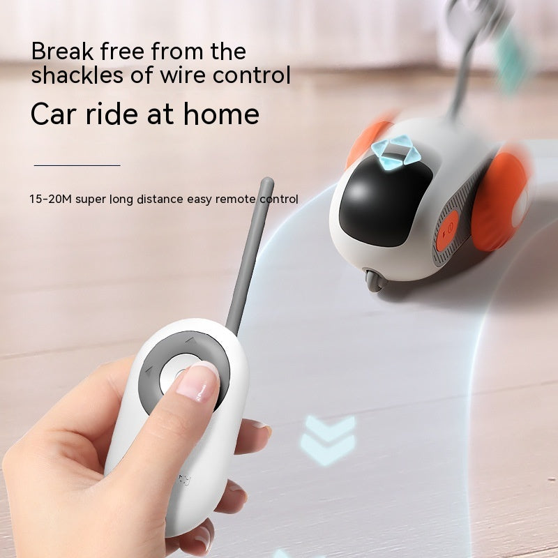 USB Rechargeable Remote Control Interactive Cat Car Toy