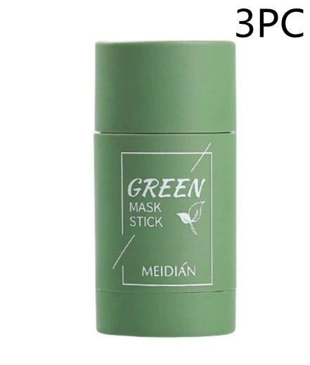 Green Tea Clay Stick Mask – Oil Control, Anti-Acne & Whitening