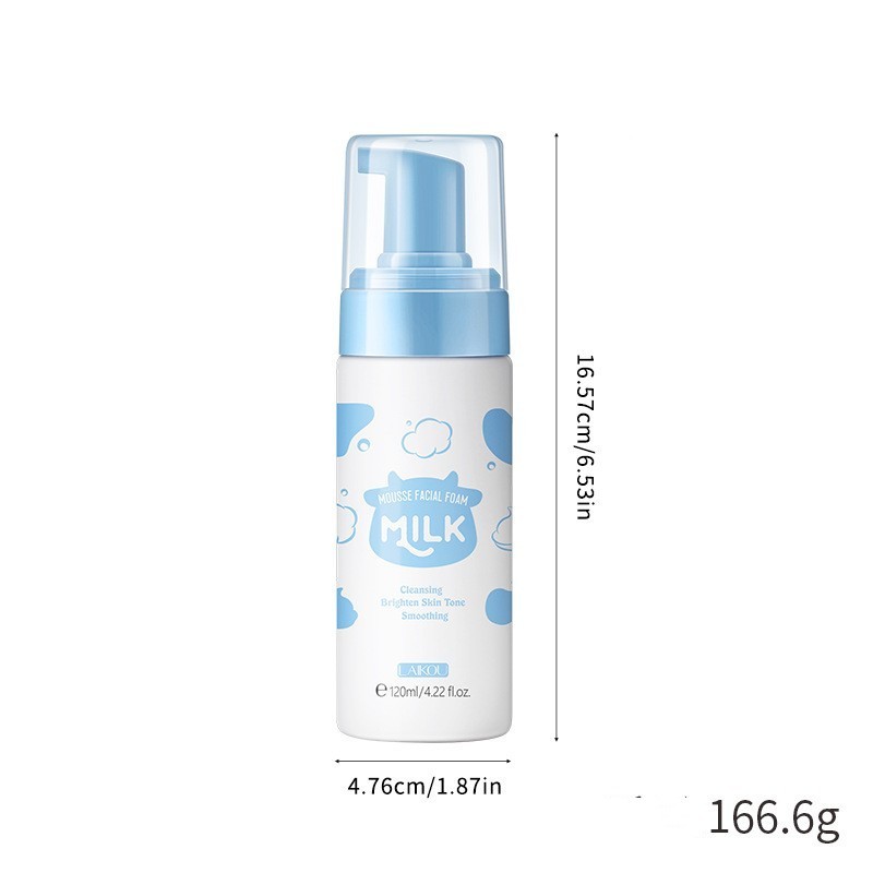 Milk Mousse Facial Foam - Gentle Cleanser for Bright, Smooth Skin.